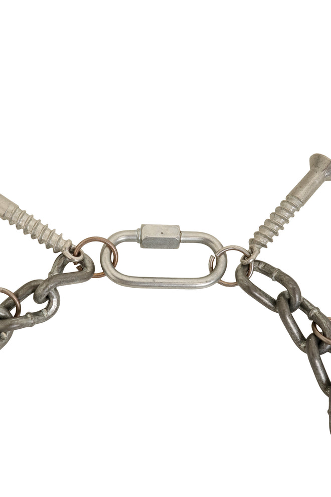 Silver Screw Fringe Collar Necklace clasp @ Recess LA