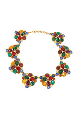 Jewel Cluster Collar Necklace @ Recess LA