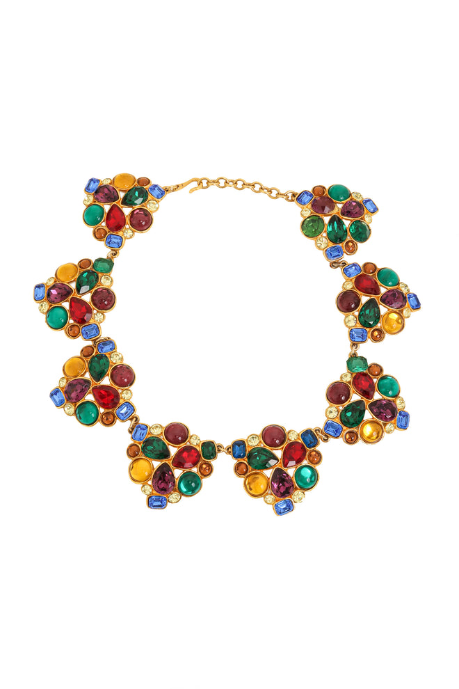 Jewel Cluster Collar Necklace @ Recess LA