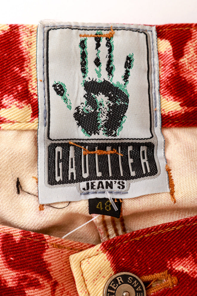 Foule Faces Jeans by Jean Paul Gaultier tag @ Recess LA