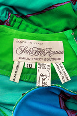 baroque print jumpsuit by Emilio Pucci label @ Recess LA