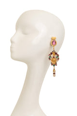 Medusa Pearl Drop Earrings by Hanna Bernhard on mannequin @ Recess LA