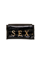 Vivienne Westwood Black Patent leather SEX Clutch @ Recess LA