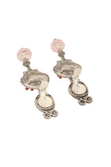 Shell Medusa Drop Earrings by Hanna Bernhard backs open @ Recess LA