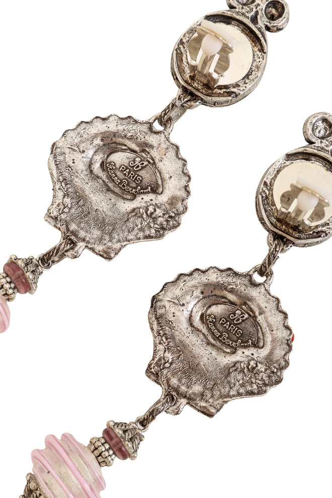 Shell Medusa Drop Earrings by Hanna Bernhard signatures @ Recess LA