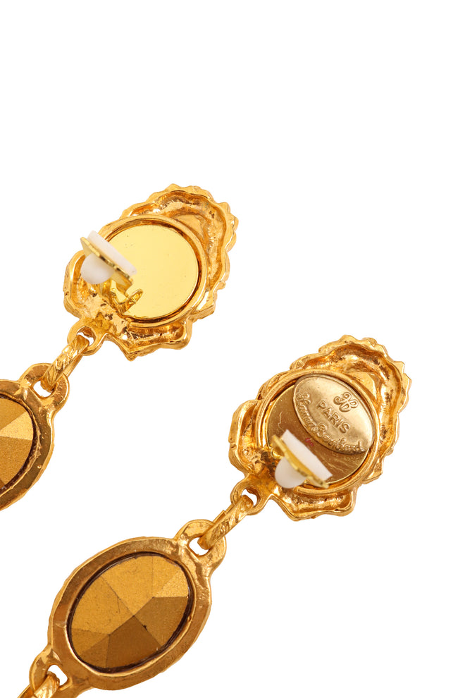 millefiori bead drop earrings by Hanna Bernhard signature @ Recess LA