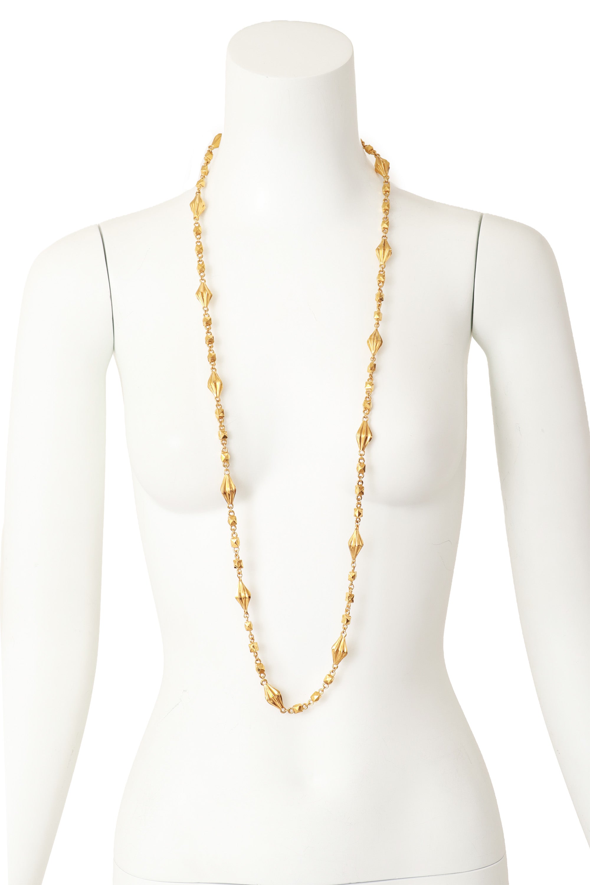 Vintage cone bead stud chain by St. John on Mannequin @ Recess LA