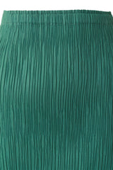 Crinkled pleat taffeta midi skirt by Pleats Please Issey Miyake Close @ Recess LA