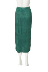 Crinkled pleat taffeta midi skirt by Pleats Please Issey Miyake Back @ Recess LA