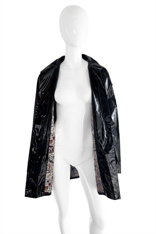 Louis Vuitton Vinyl Swing Jacket open front on mannequin @recess la