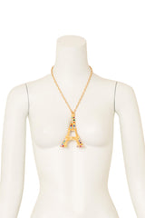  Eiffel Tower Pendant Necklace by Hanna Bernhard on mannequin @ Recess LA