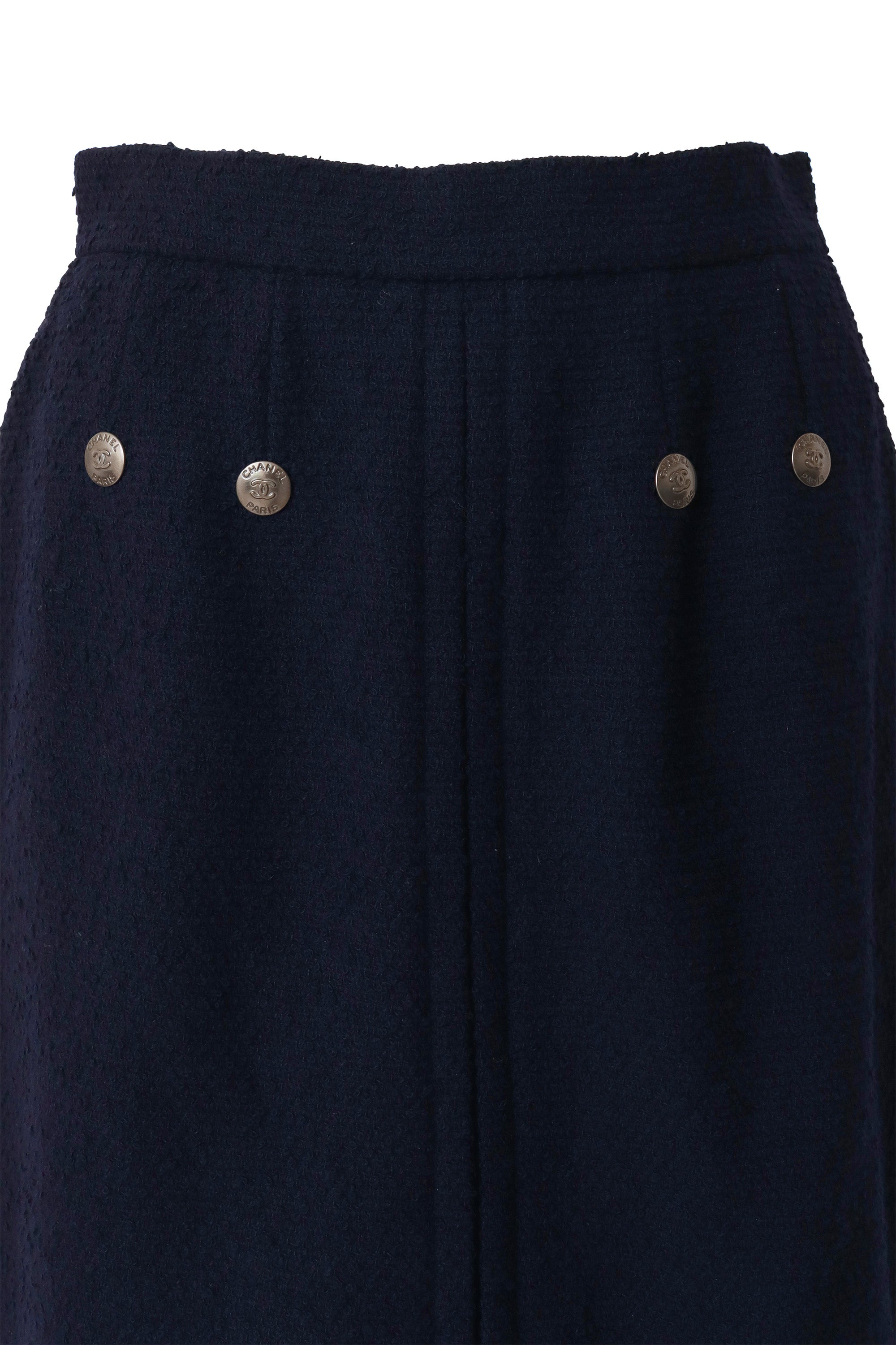 skirt and jacket set by Chanel skirt front @ Recess LA