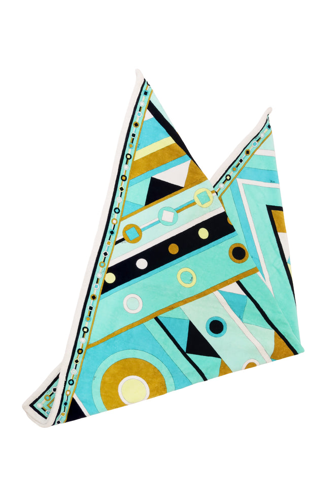 XL Mod Print Square Beach Towel by Emilio Pucci folded @ Recess LA