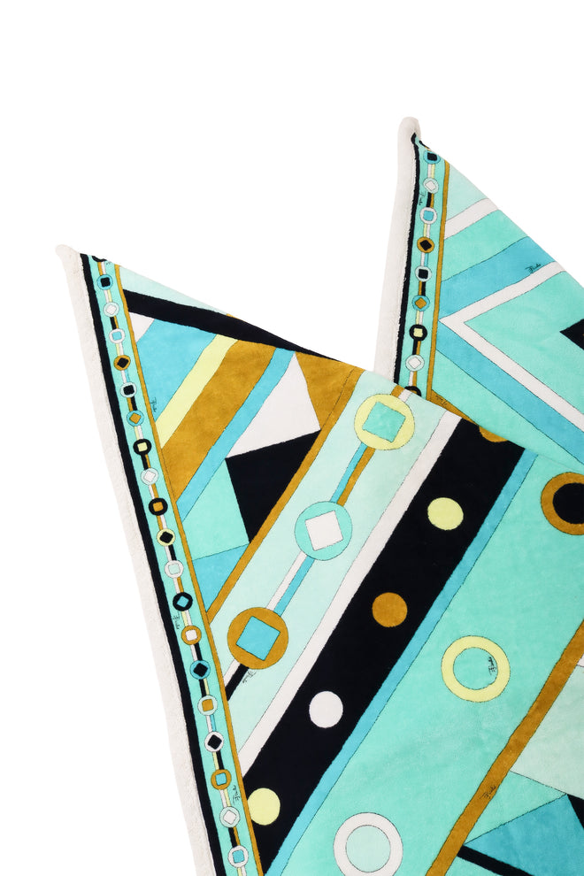 XL Mod Print Square Beach Towel by Emilio Pucci ends close @ Recess LA