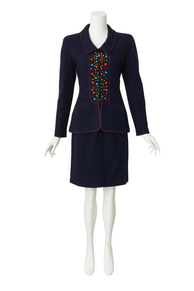 skirt and jacket set by Chanel on mannequin @ Recess LA