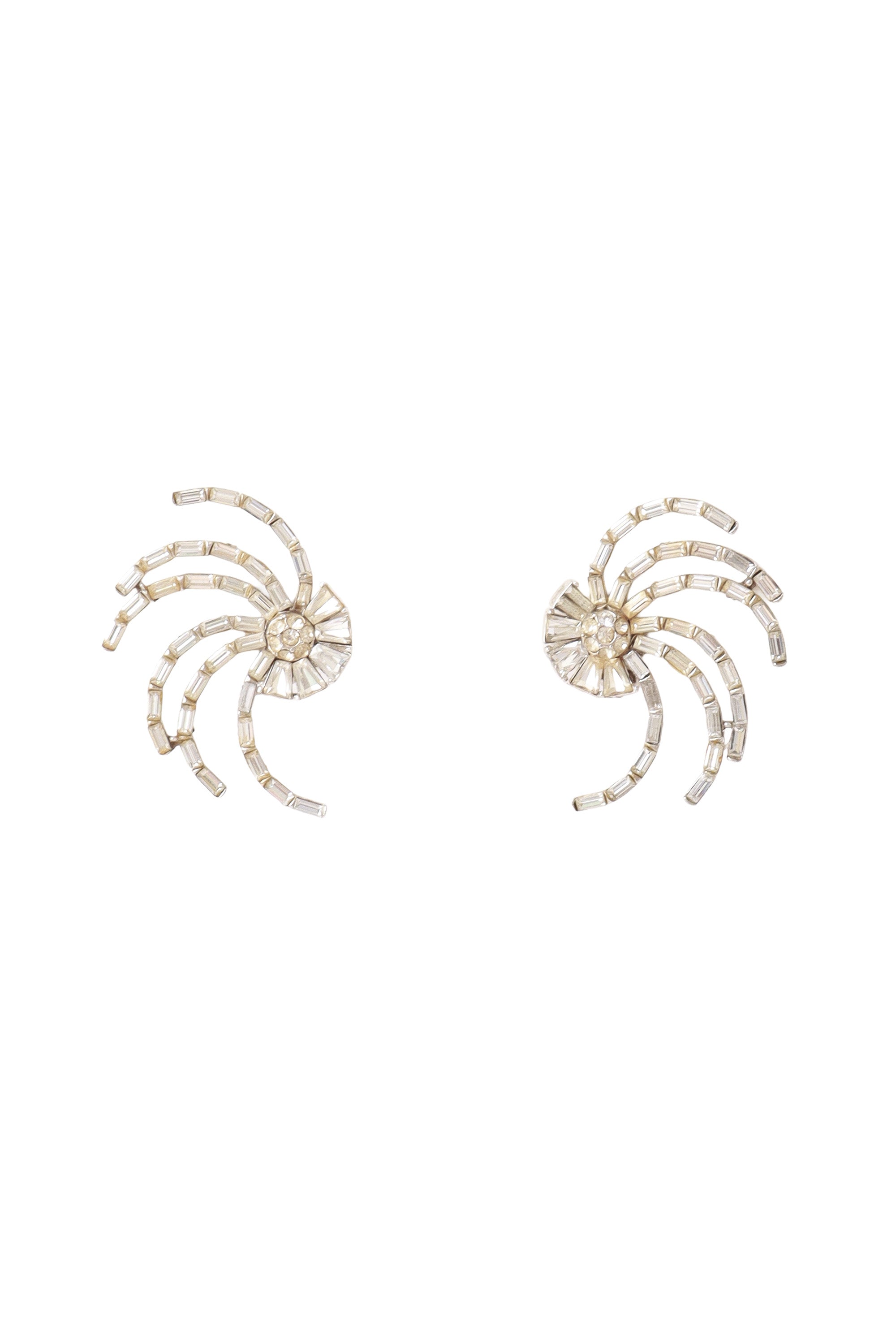 Vintage crystal strand earrings @ Recess LA