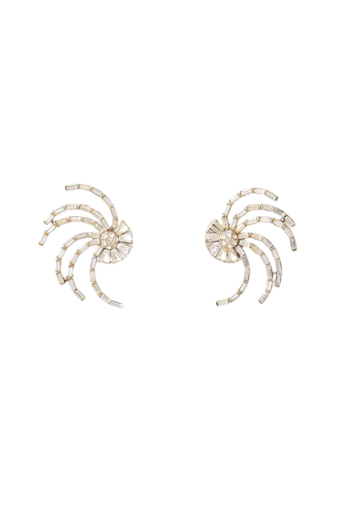 Vintage crystal strand earrings @ Recess LA