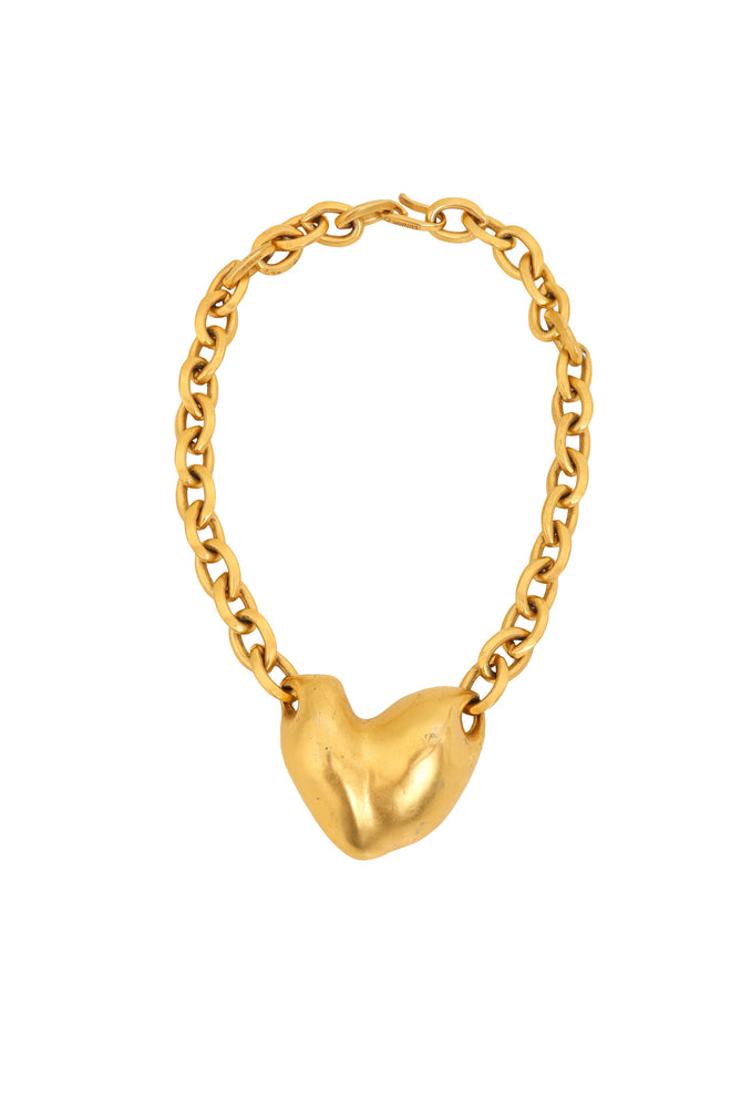 Modernist Abstract Heart Necklace by Morris @ Recess LA
