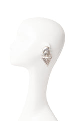 sterling point drop earrings on mannequin @ Recess LA