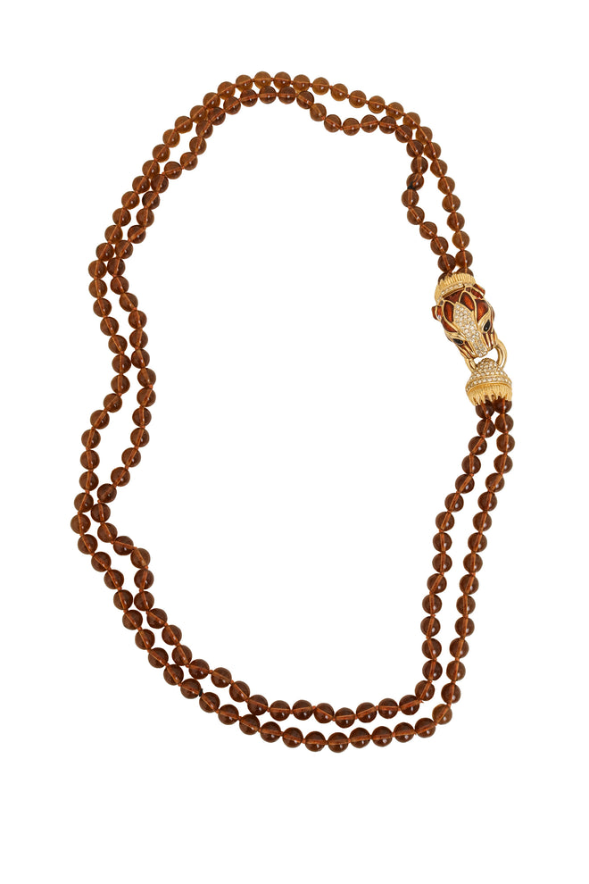 Panther Torsade Necklace by Ciner @ Recess LA