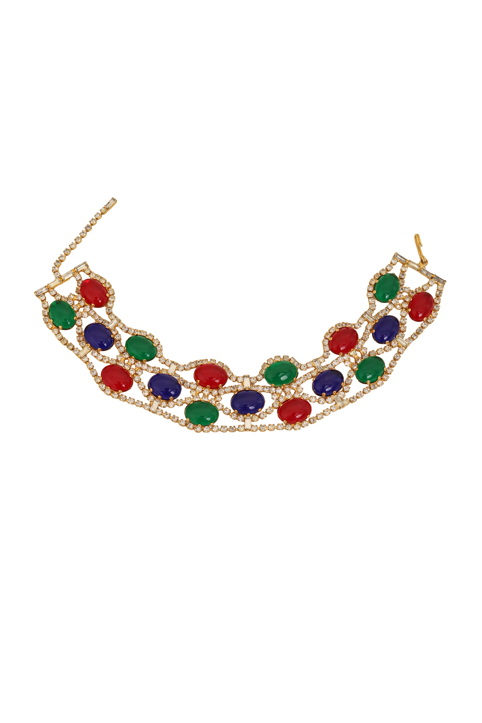 Crystal Wave Cabochon Choker by KJL @ Recess LA