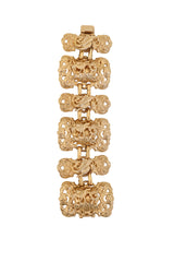 Heraldic Filigree Link Bracelet by Napier @ Recess LA