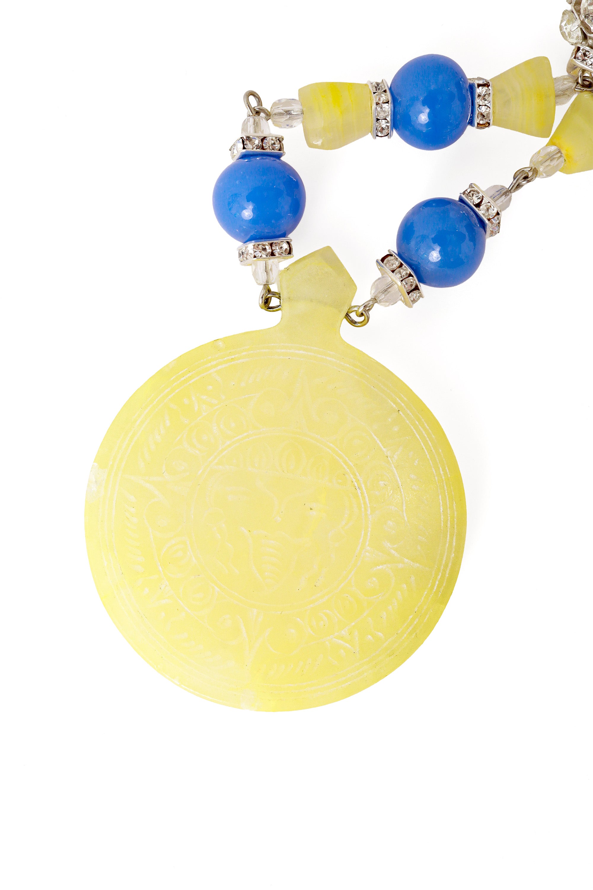 Mayan pendant necklace by Moans pendant close @ Recess LA