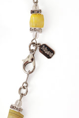 Mayan pendant necklace by Moans cartouche @ Recess LA