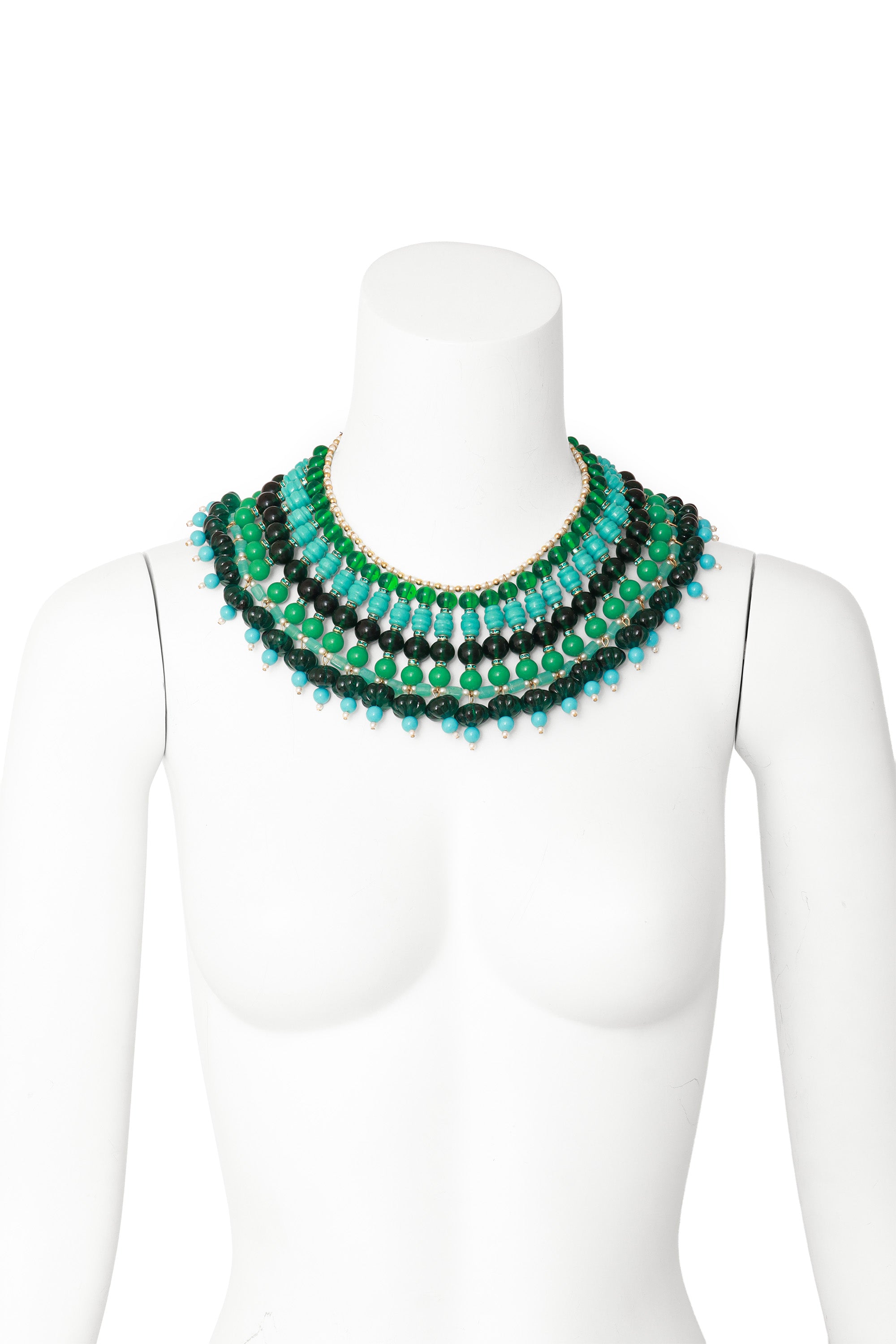 Bead collar by Moans on mannequin @ Recess LA