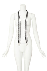 Beaded lariat by Moans on mannequin @ Recess LA