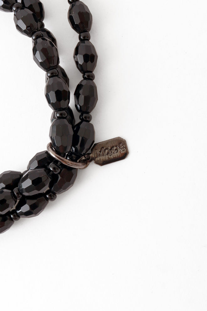 Beaded lariat by Moans cartouche @ Recess LA