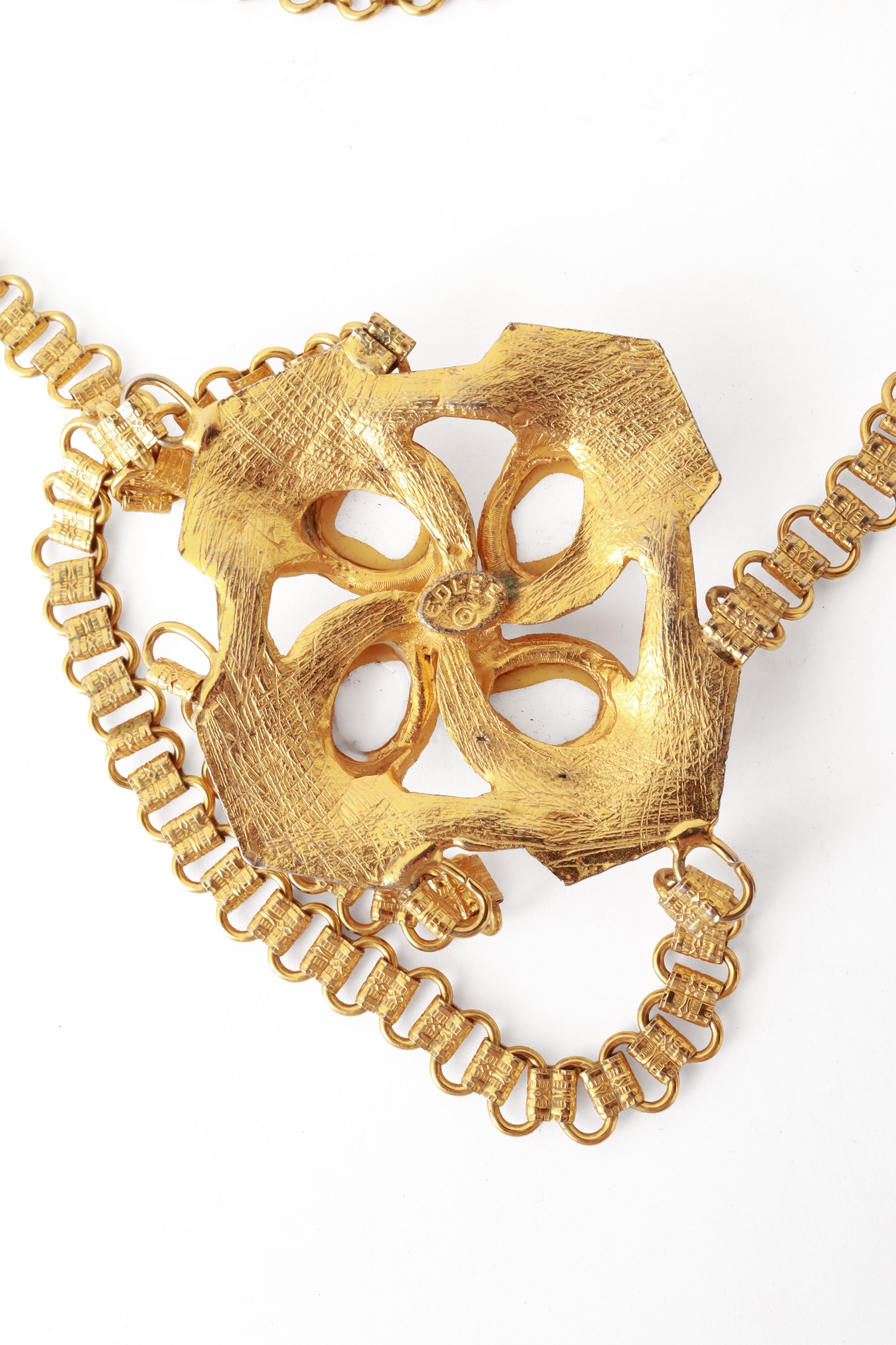 pendant necklace by Edlee back signature @ Recess LA