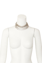 Draped Crystal Collar by Weiss on mannequin @ Recess LA