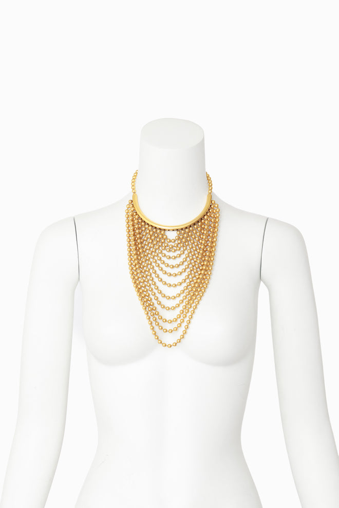Ball chain necklace by Kenneth Lane on mannequin @ Recess LA