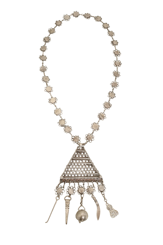 Openwork Charm Talisman Necklace @ Recess LA 