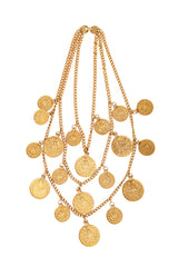 lion coin necklace by Goldette @ Recess LA