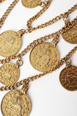 lion coin necklace by Goldette close @ Recess LA