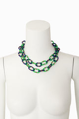 glass link necklace by Archimede Seguso on mannequin doubled @ Recess LA