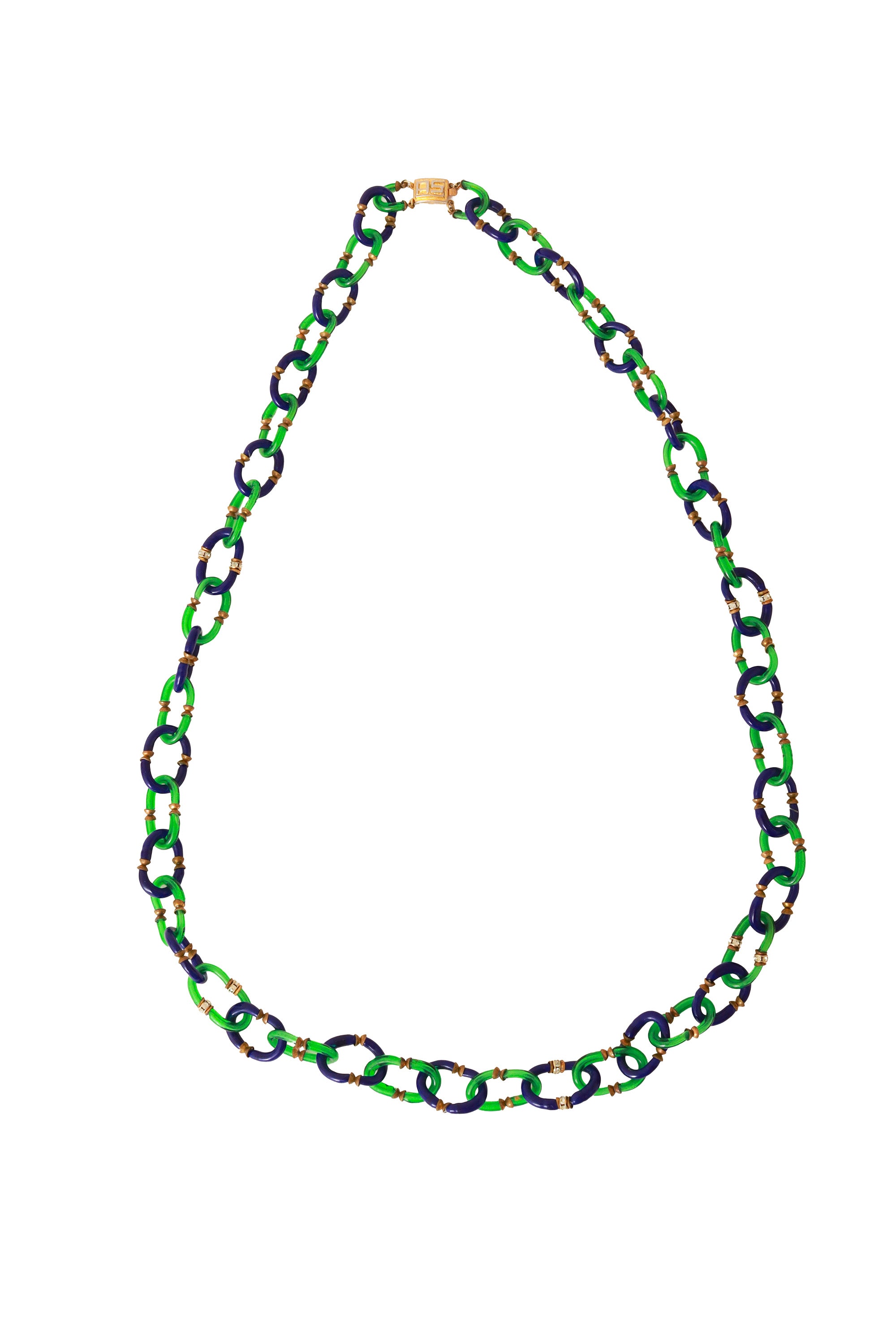 glass link necklace by Archimede Seguso @ Recess LA