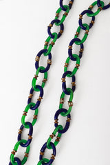 glass link necklace by Archimede Seguso chains close @ Recess LA