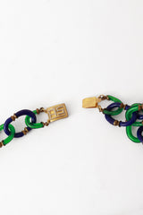 glass link necklace by Archimede Seguso clasp @ Recess LA