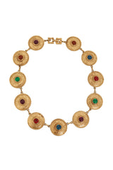 Byzantine Cabochon Medallion Necklace by Givenchy @ Recess LA