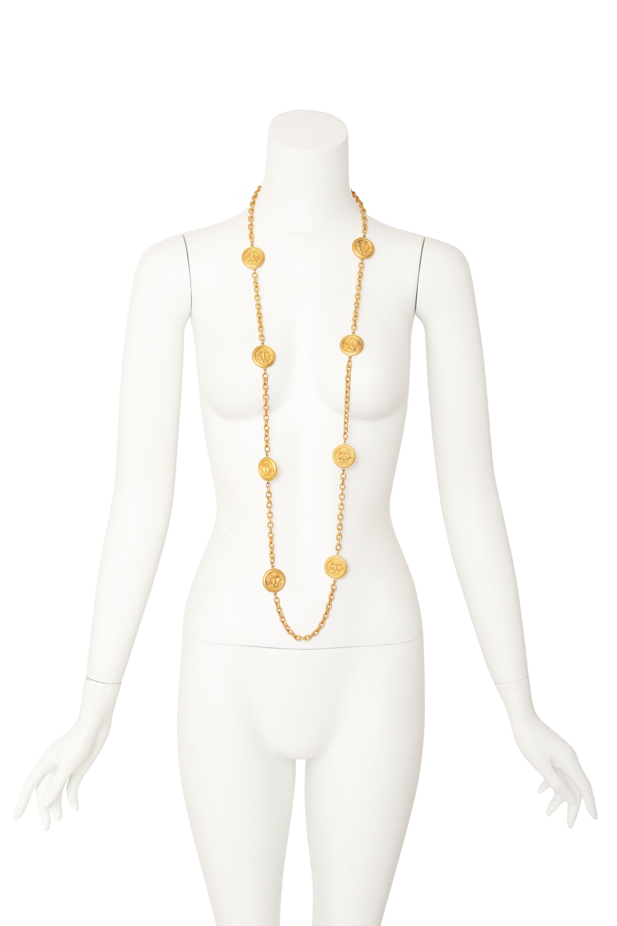 Lion chain necklace by Mish on mannequin @ Recess LA