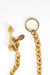 Lion chain necklace by Mish toggle and cartouche @ Recess LA