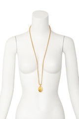 Egg Pendant Necklace by Givenchy on mannequin @ Recess LA