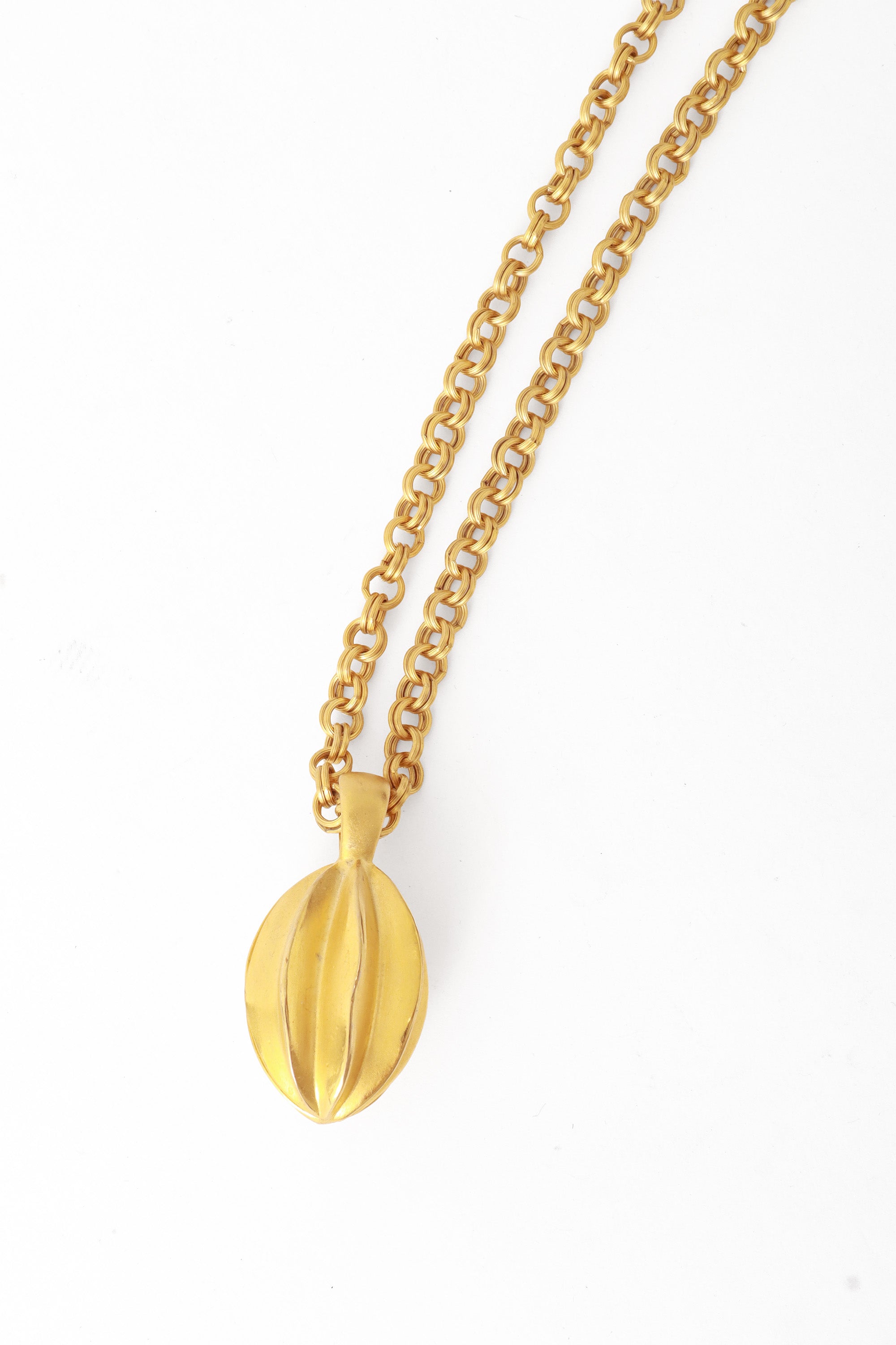 Egg Pendant Necklace by Givenchy pendant close @ Recess LA