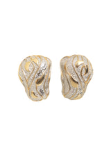 Abstract Sculptural Vine Earrings by Alexis Kirk @ Recess LA