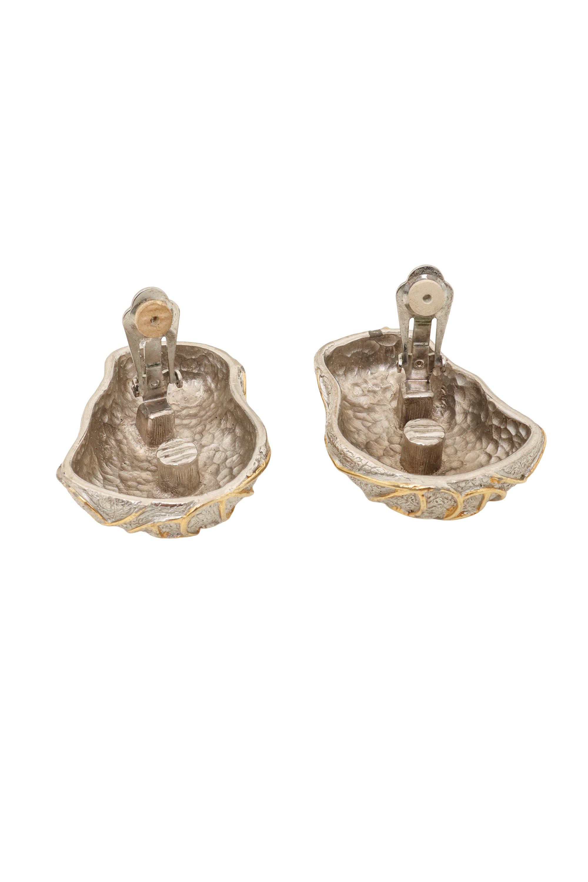 Abstract Sculptural Vine Earrings by Alexis Kirk backs open @ Recess LA