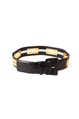 Reptile Gold Cutout Belt by Gianfranco Ferre @ Recess LA