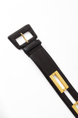 Reptile Gold Cutout Belt by Gianfranco Ferre buckle @ Recess LA